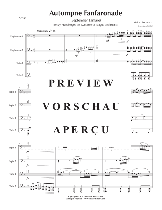 Product gallery: Page 3 of 11 September Fanfare , , (Tuba Quartett EETT)