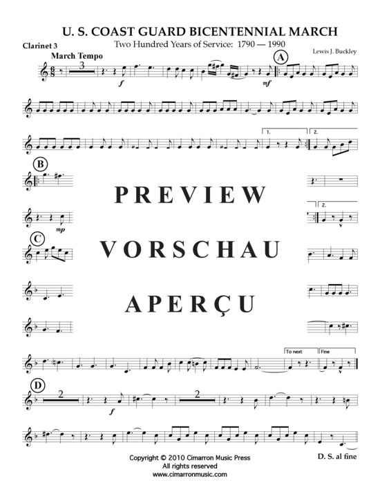 Product gallery: Page 20 of 21 Zweihundert-Jahrfeier Marsch , , (Concert Band)