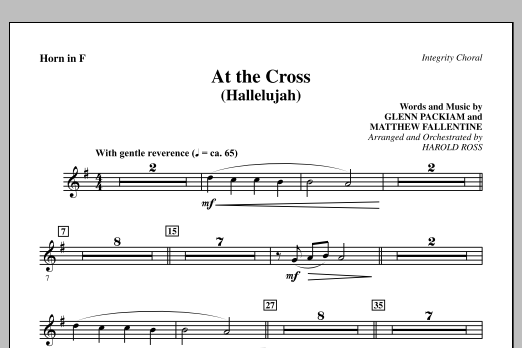 Produktgalerie: Seite 1 von 1 At The Cross (Hallelujah) - F Horn, Harold Ross, Chor