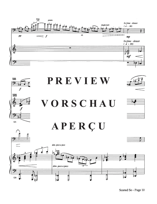 Product gallery: Page 12 of 21 Concert Piece (Scared So) , ,  (euphonium + piano)