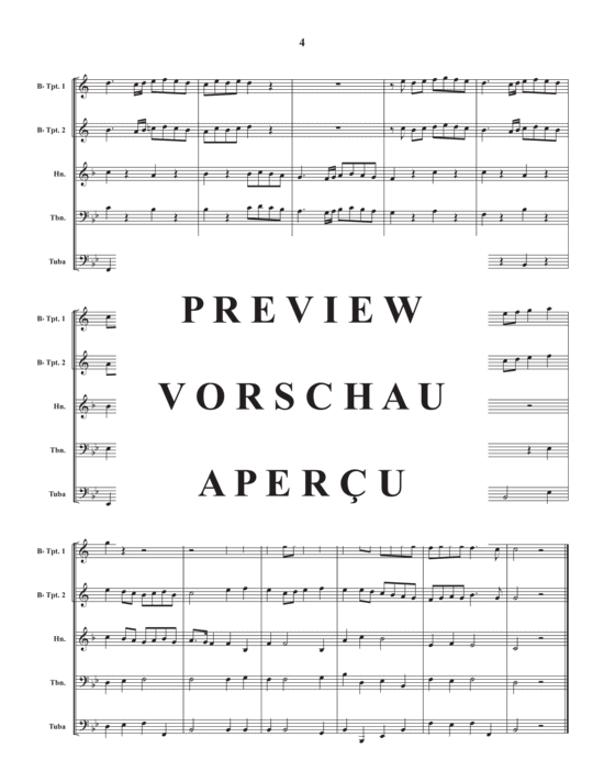 Produktgalerie: Seite 6 von 11 Les Moissonneurs , , (Blechbläser Quintett)