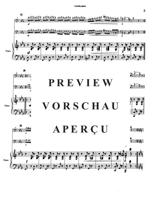 Produktgalerie: Seite 5 von 18 Csardas (Duet with Piano) , , Euphonium, Tuba und Klavier