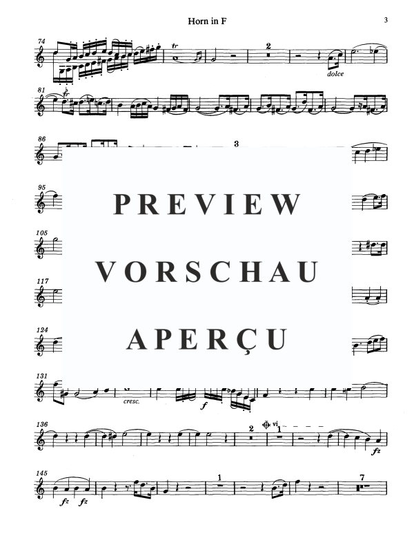 Produktgalerie: Seite 7 von 11 Quintett No. 1, , Gemischtes Ensemble Horn und Streicher Quartett - Einzelstimmen