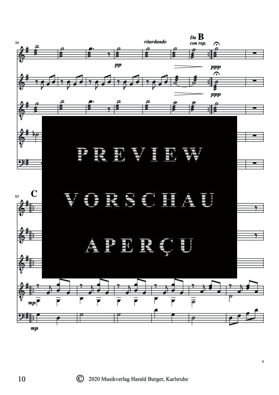 gallery: Herkules Trilogie, , Zupforchester - Partitur