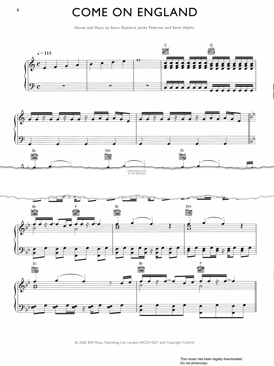 Produktgalerie: Seite 1 von 1 Come On England, Kevin Rowland, Gesang, Gitarre, Klavier