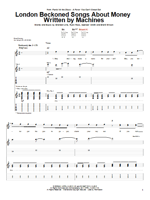 Produktbild zu: London Beckoned Songs About Money Written By Machines