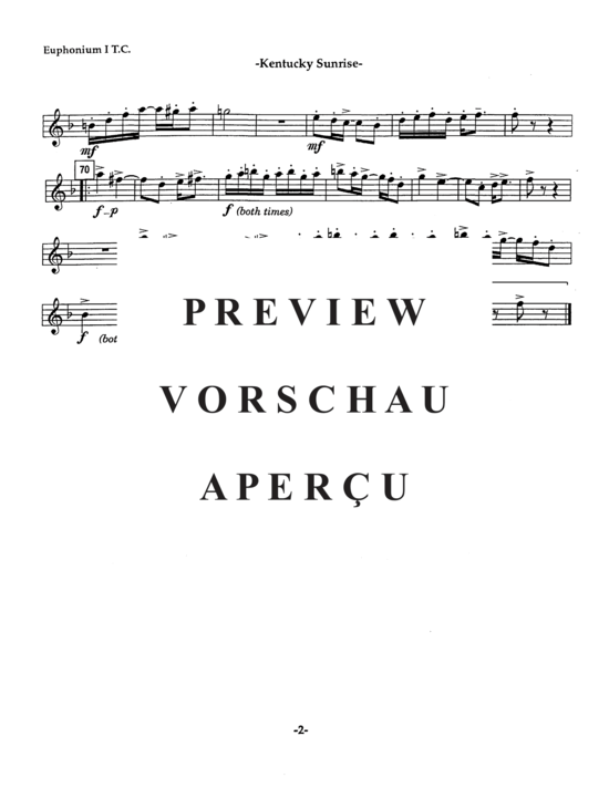 Product gallery: Page 14 of 21 Kentucky Sunrise March , , (Tuba Quartet)