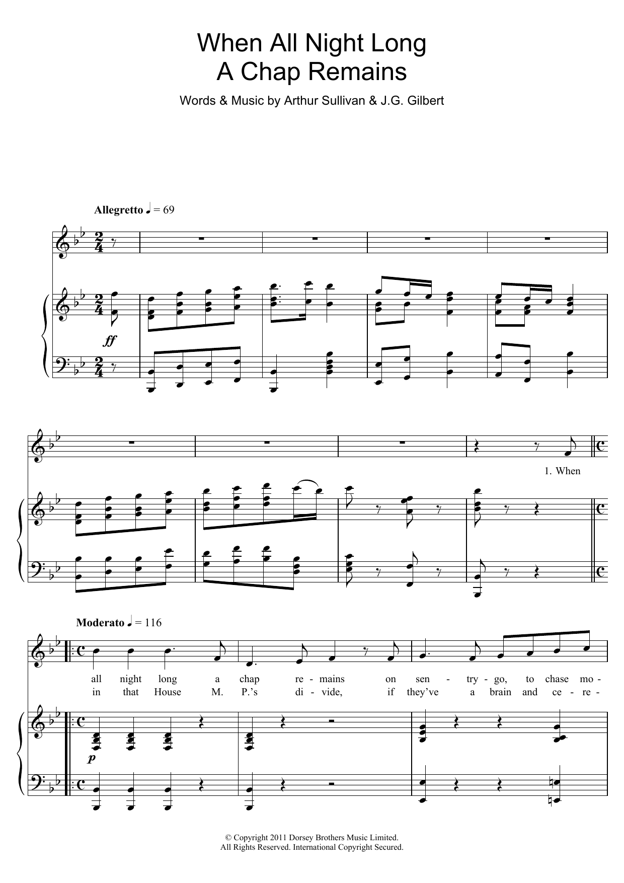 Produktbild zu: When All Night Long A Chap Remains