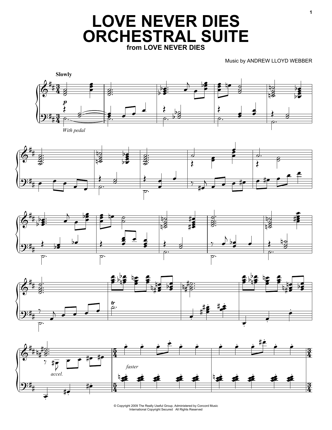 Produktbild zu: Love Never Dies Orchestral Suite