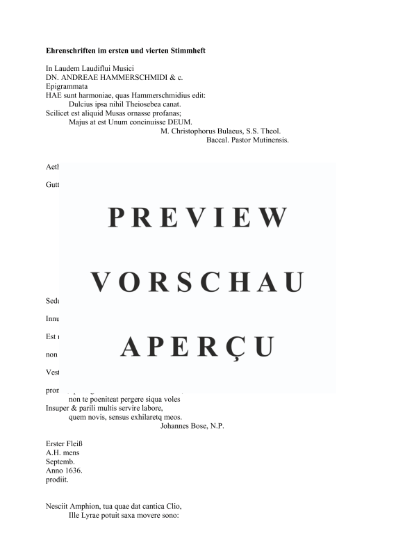 Produktgalerie: Seite 9 von 11 Musikalische Andachten I.Teil: Geistliche Konzerte, , (1 - 4 Stimmen mit B.C.)