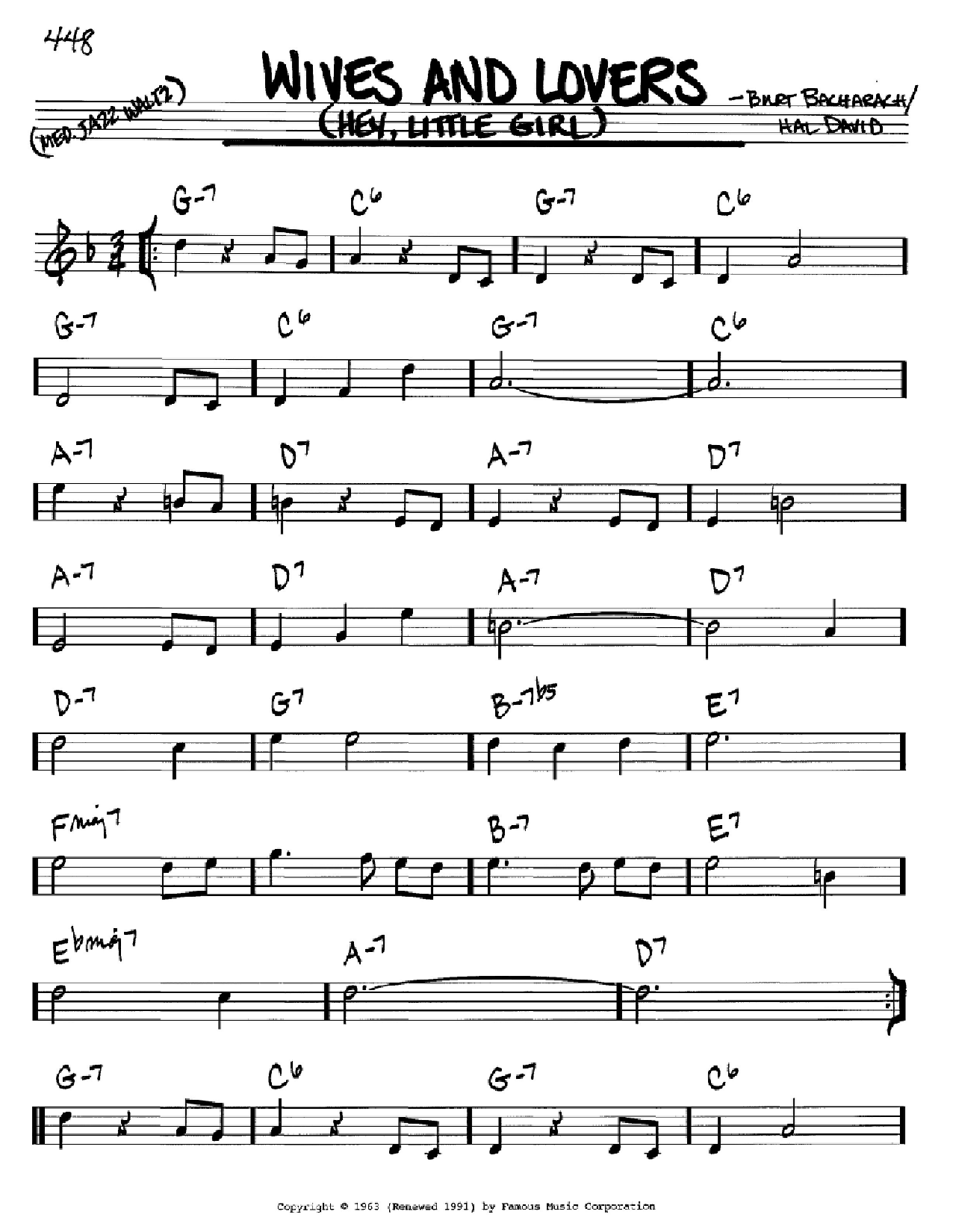 Produktbild zu: Wives And Lovers (Hey, Little Girl)