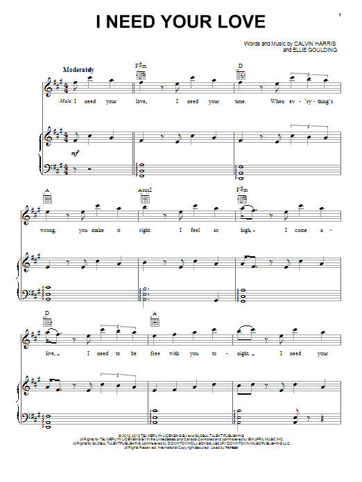 Produktbild zu: I Need Your Love
