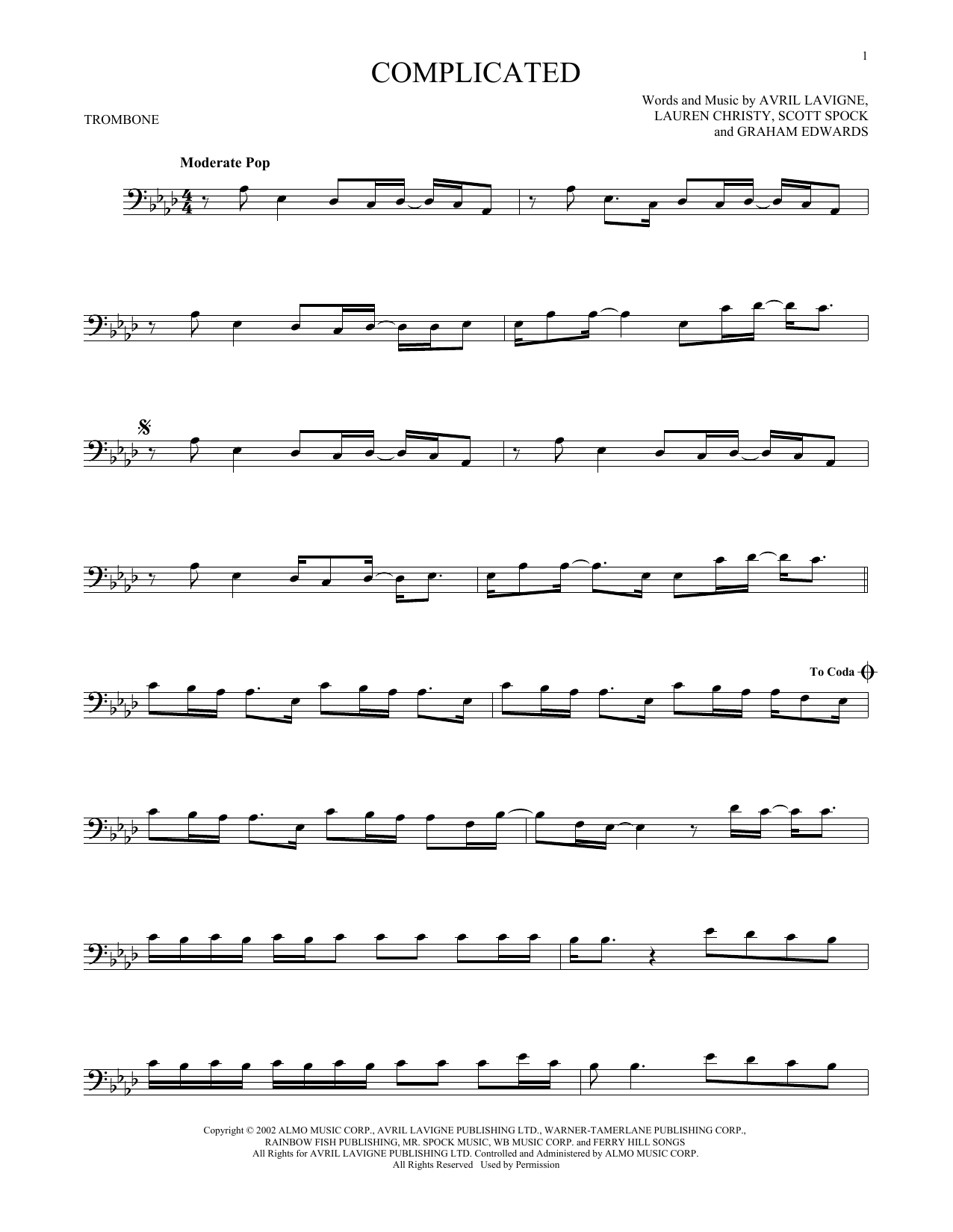 Product gallery: Page 1 of 1 Complicated, Avril Lavigne