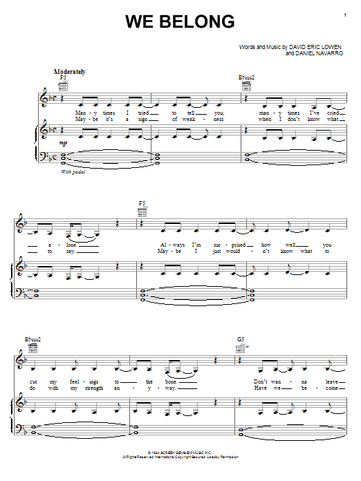 Produktgalerie: Seite 1 von 1 We Belong, Pat Benatar, Gesang, Gitarre, Klavier