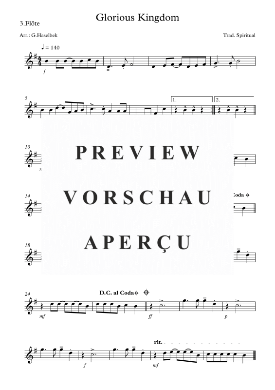 gallery: Glorious Kingdom, , Trio Flute 3x Flute