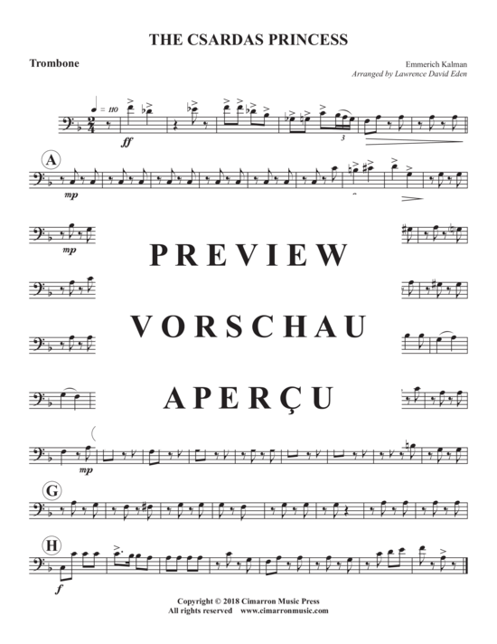 Produktgalerie: Seite 9 von 10 The Csardas Princess , , (Blechbläser Quintett)