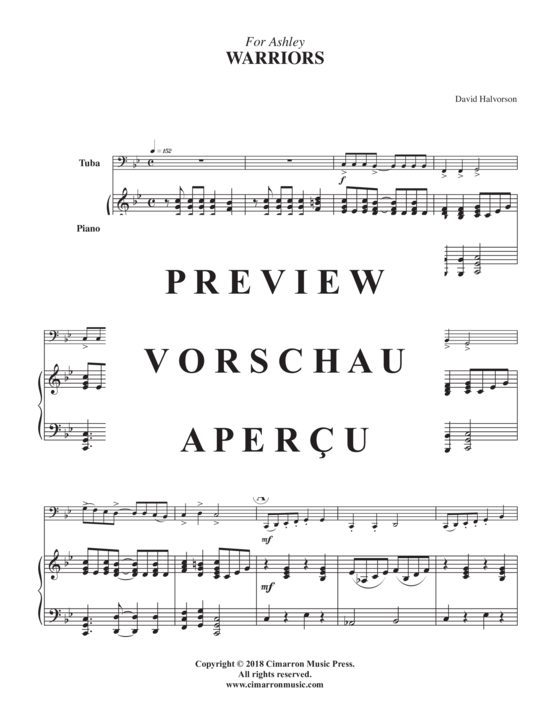 Product gallery: Page 3 of 7 Warriors , , (tuba + piano)