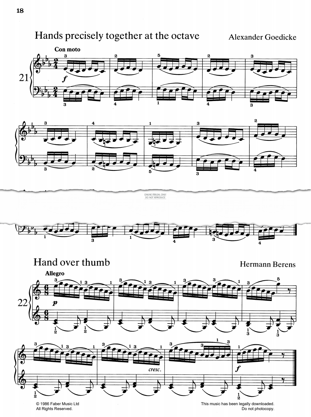 Produktgalerie: Seite 1 von 1 Hands Precisely Together At The Octave, Alexander Goedicke, Klavier