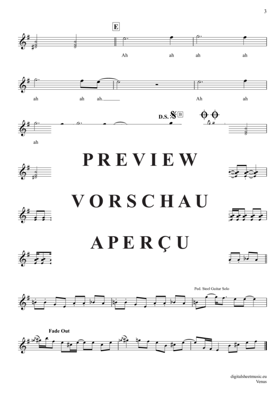 Produktgalerie: Seite 4 von 4 Venus , Shocking Blue, (Oboe)
