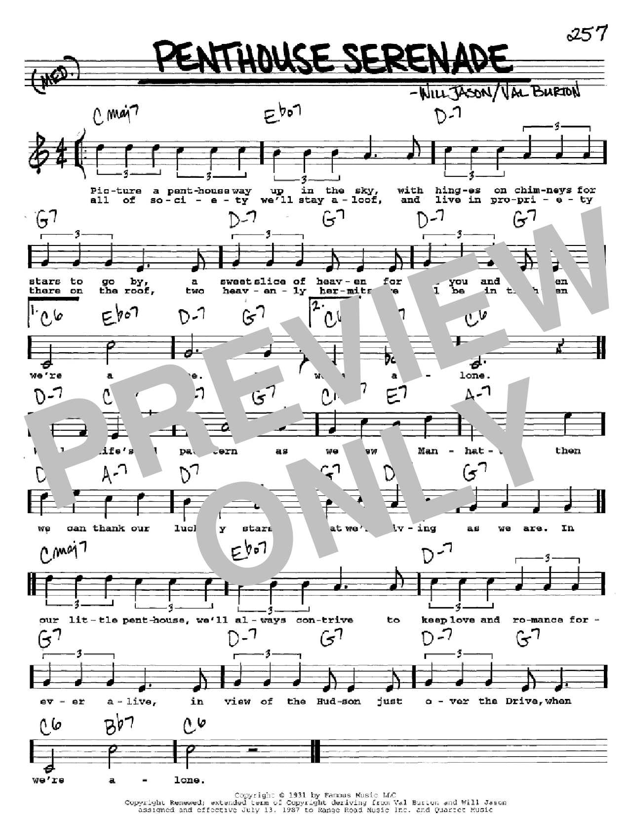 Product picture to: Penthouse Serenade
