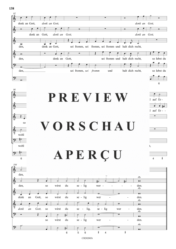 gallery: Ach, was erhebst du dich doch , , (Gemischter Chor 5-stimmig)