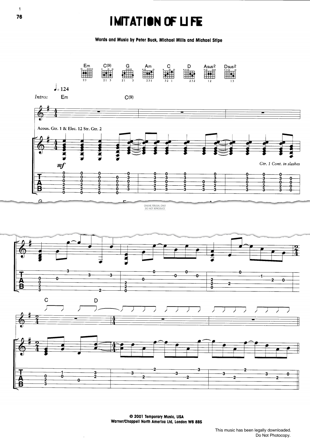 Product gallery: Page 1 of 1 Imitation Of Life, R.E.M.