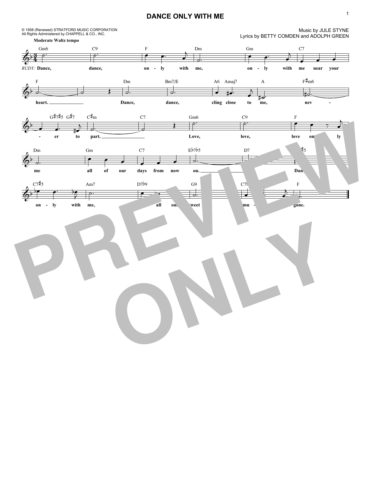 Product picture to: Dance Only With Me