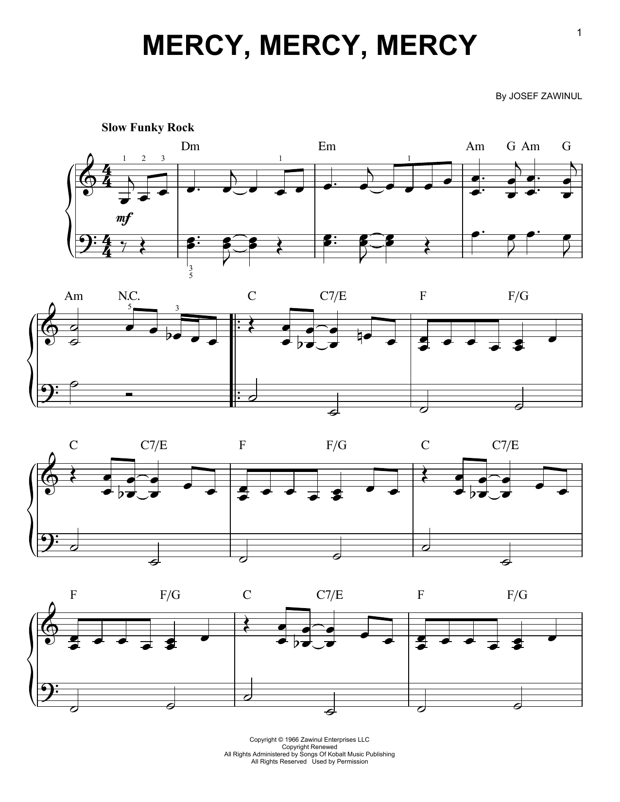 Produktgalerie: Seite 1 von 1 Mercy, Mercy, Mercy, The Buckinghams, Klavier