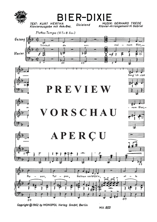Produktgalerie: Seite 3 von 3 Bier-Dixie, , Klavier und Gesang