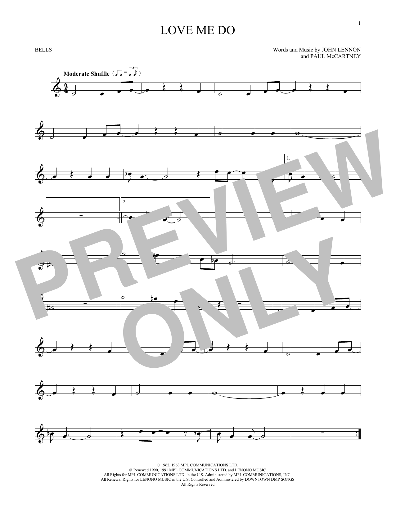 Produktbild zu:  Love Me Do - The Beatles