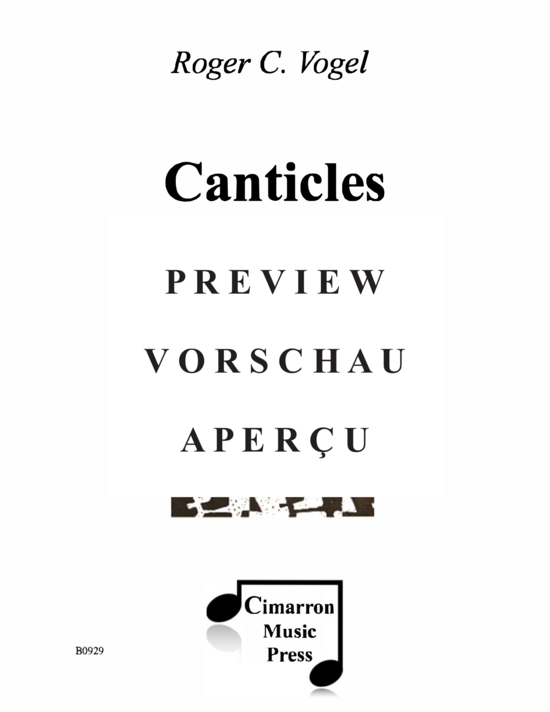 Product gallery: Page 2 of 21 Canticles , , (clarinet, cello and piano)
