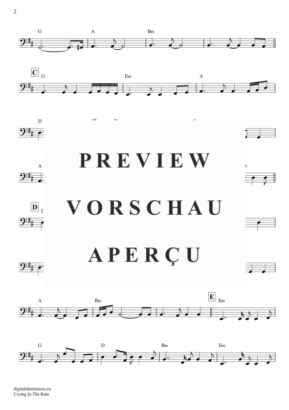 Product gallery: Page 3 of 4 Crying In The Rain , A-Ha, Bass Guitar