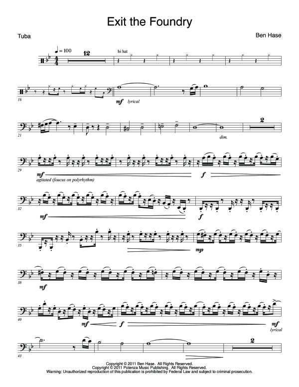 Product gallery: Page 1 of 8 Exit the Foundry, , (Tuba)