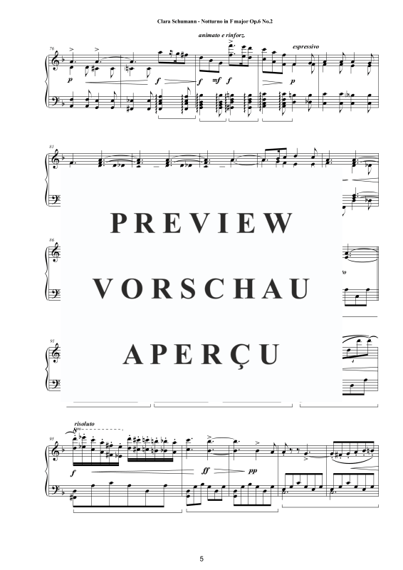 Product gallery: Page 6 of 8 Notturno in F-Dur Op. 6 No. 2, , Solo Piano