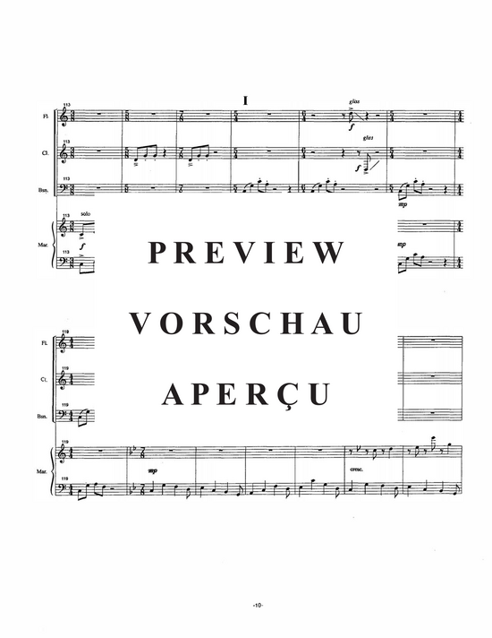 Product gallery: Page 13 of 21 Fantasy Quartet , , (flute, clarinet, bassoon and marimba)