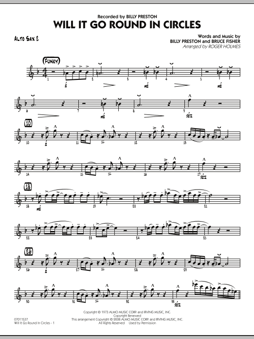 Produktgalerie: Seite 1 von 1 Will It Go Round in Circles? - Alto Sax 2, 