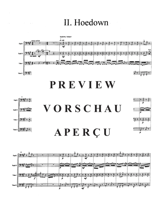Product gallery: Page 7 of 21 Prairie Suite , , (Tuba Quartett EETT)