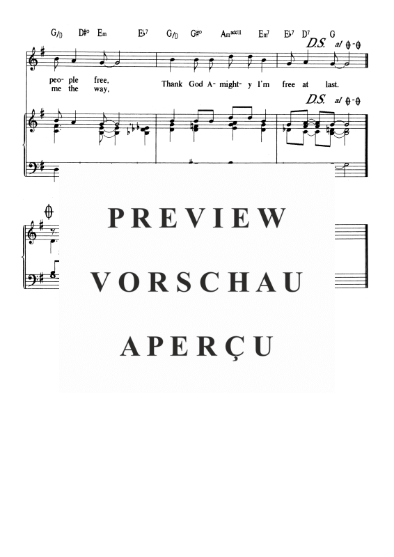 gallery: Free At Last, , Voice and Piano