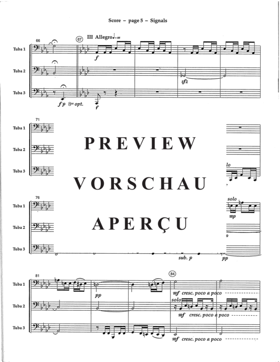 Produktgalerie: Seite 8 von 15 Signals , , (Tuba Trio)