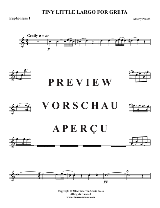Product gallery: Page 4 of 8 Tiny Little Largo for Greta , , (Tuba Quartet: 2x Baritone, 2xTuba)