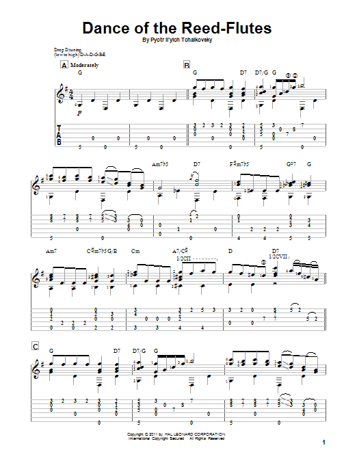 Produktbild zu: Dance Of The Reed-Flutes (from The Nutcracker)