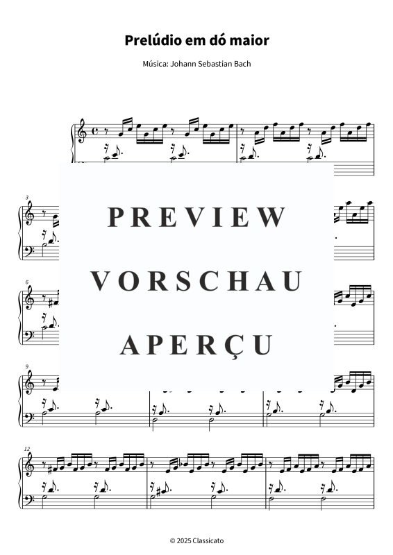 gallery: Prelúdio em dó maior - BWV 846a, , (Klavier Solo)