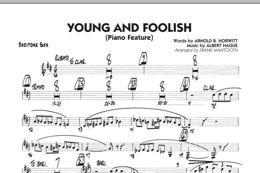 Produktgalerie: Seite 1 von 1 Young And Foolish - Baritone Sax, 