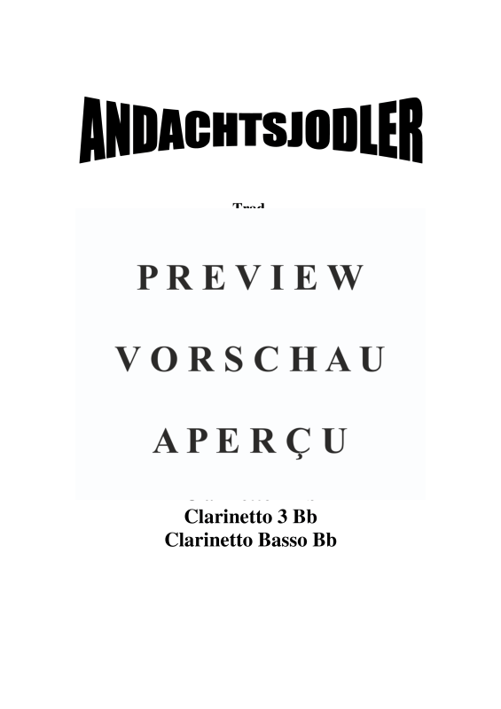 gallery: Andachtsjodler, , Klarinettenquartett