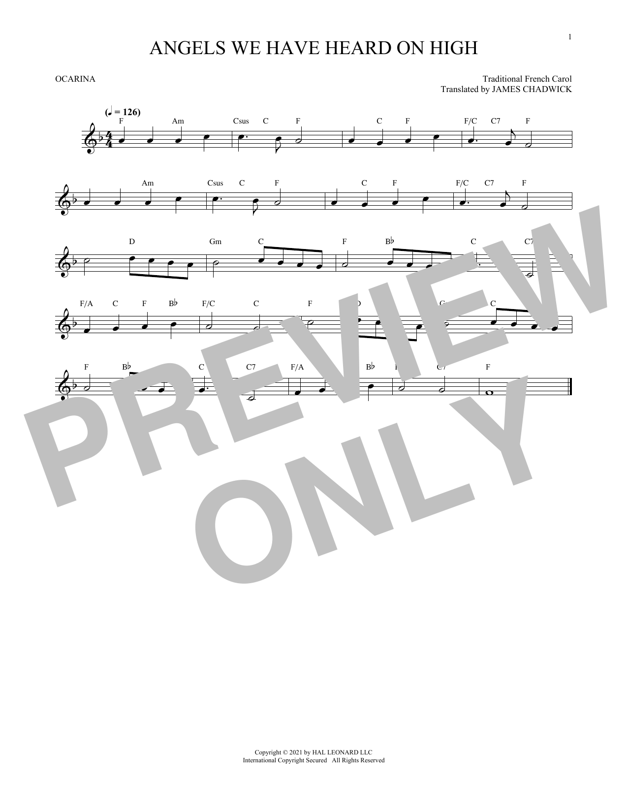 Product gallery: Page 1 of 1 Angels We Have Heard On High, Traditional French Carol