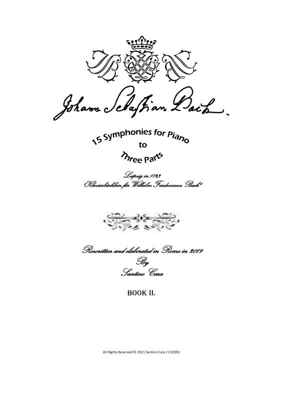 Produktbild zu: 15 Symphonien zu drei StimmenJohann Sebastian Bach