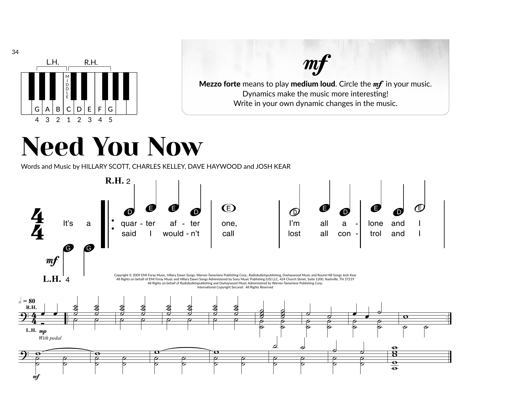 Produktbild zu: Need You Now (arr. Brittany McCorriston)