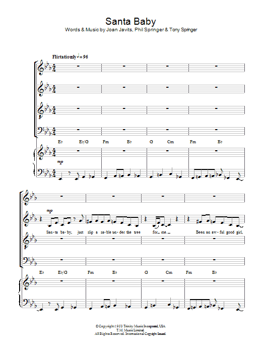 Produktbild zu: Santa Baby (arr. Jonathan Wikeley)