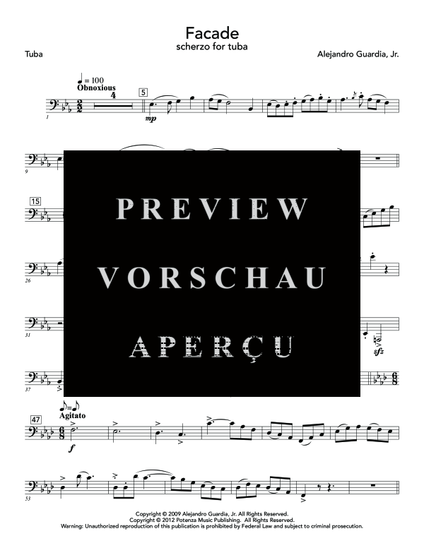 Product gallery: Page 11 of 11 Facade, , (tuba and piano)