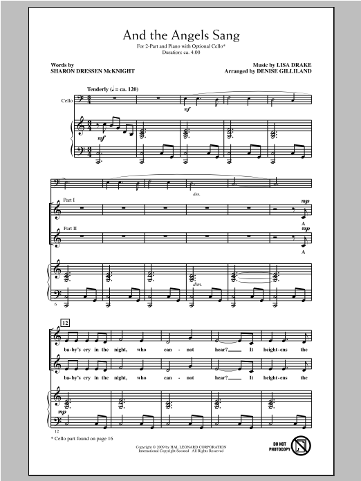 Product gallery: Page 1 of 1 And The Angels Sang, Denise Gilliland